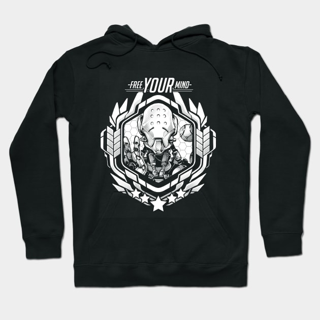 Zenyatta "Free Your Mind" Hoodie by RobotCatArt